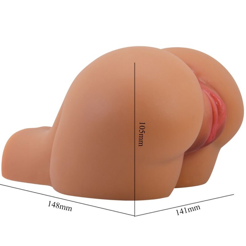 CRAZY BULL - KYLIE ASS VIBRATOR WITH REALISTIC VAGINA AND ANUS REMOTE CONTROL