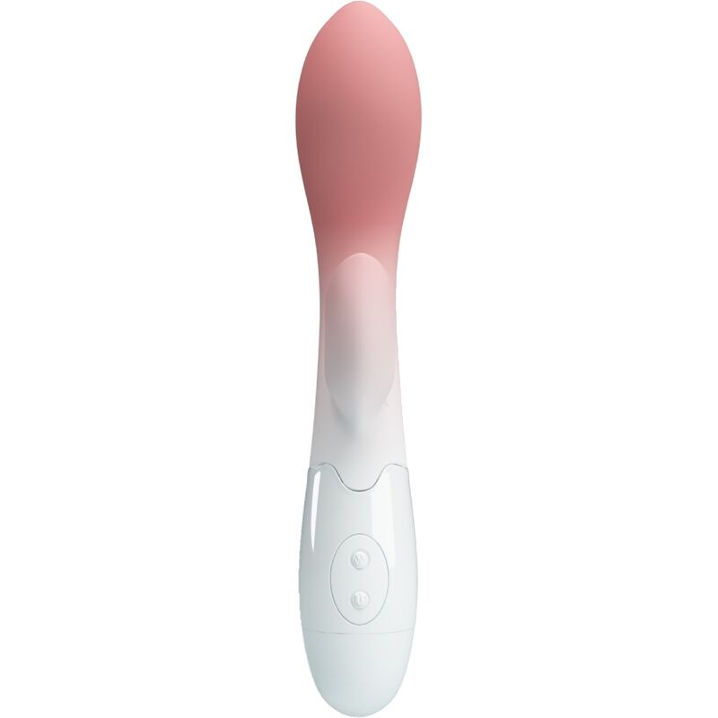 PRETTY LOVE - VIBRADOR DE PONTO G BRIGHTY + ESTIMULADOR DE CLITÓRIS 30 VIBRAÇÕES ROSA