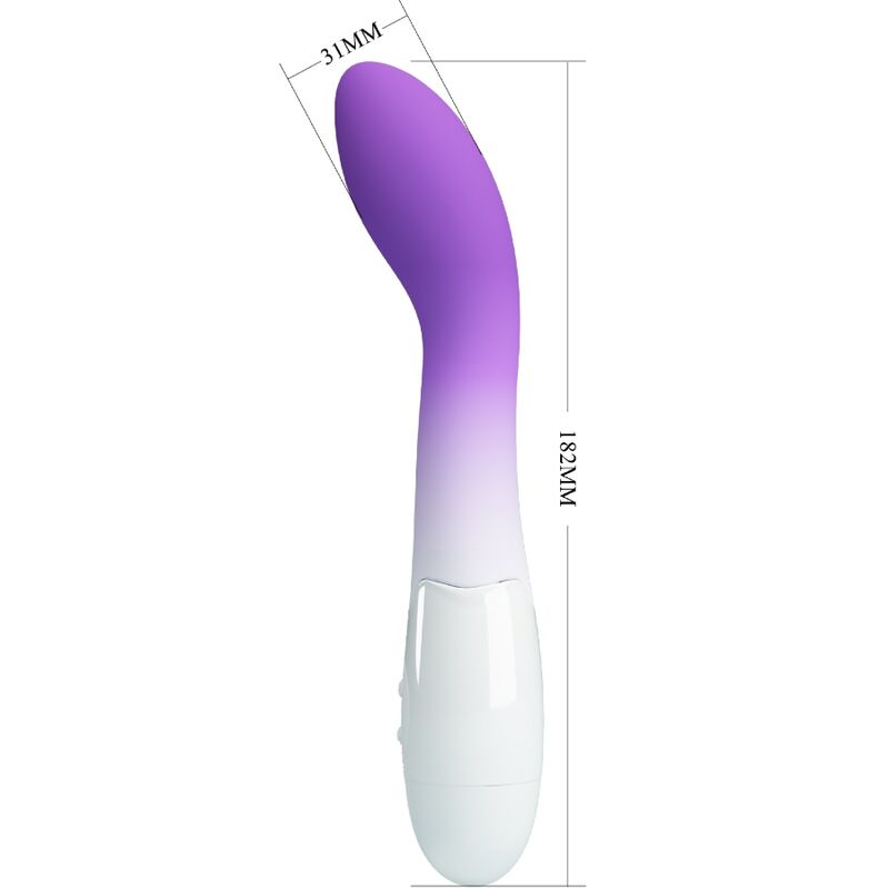 PRETTY LOVE - VIBRADOR PARA PONTO G BISHOP 30 VIBRAÇÕES ROXO