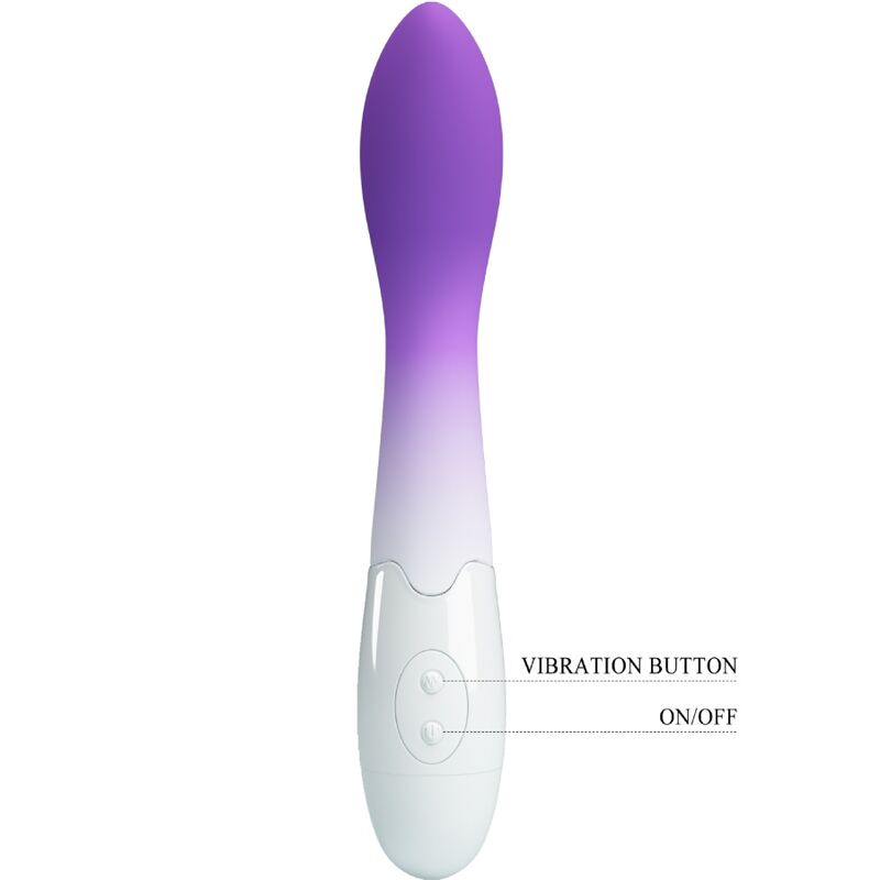 PRETTY LOVE - VIBRADOR PARA PONTO G BISHOP 30 VIBRAÇÕES ROXO