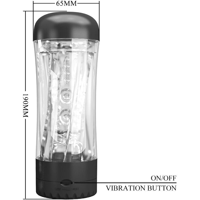 PRETTY LOVE - TAMARA VIBRADOR MULTIVELOCIDADES PARA HOMEM, PRETO