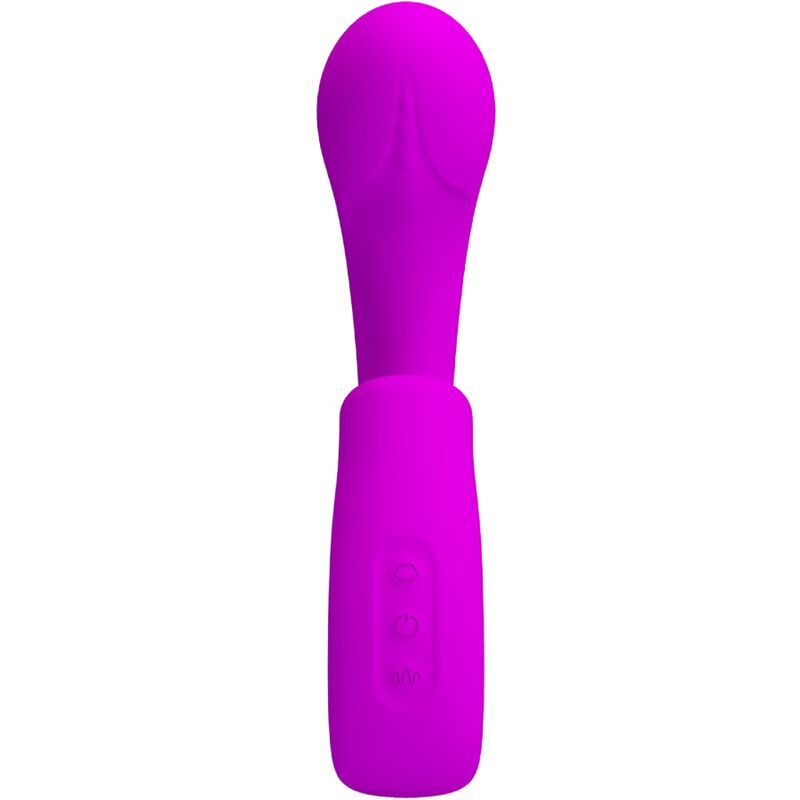 PRETTY LOVE - SIBEL SIBEL G-SPOT VIBRATOR + CLITORIS STIMULATOR 10 VIBRATIONS PURPLE
