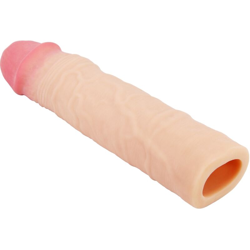 PRETTY LOVE - CAPA PARA PÊNIS CHELSEA COM EXTENSÃO DE 7,6 CM EM FORMATO DE CARNE
