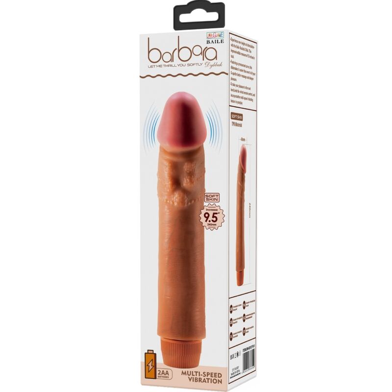 BAILE - DYBBUK REALISTIC VIBRATOR 24 CM MULATTO