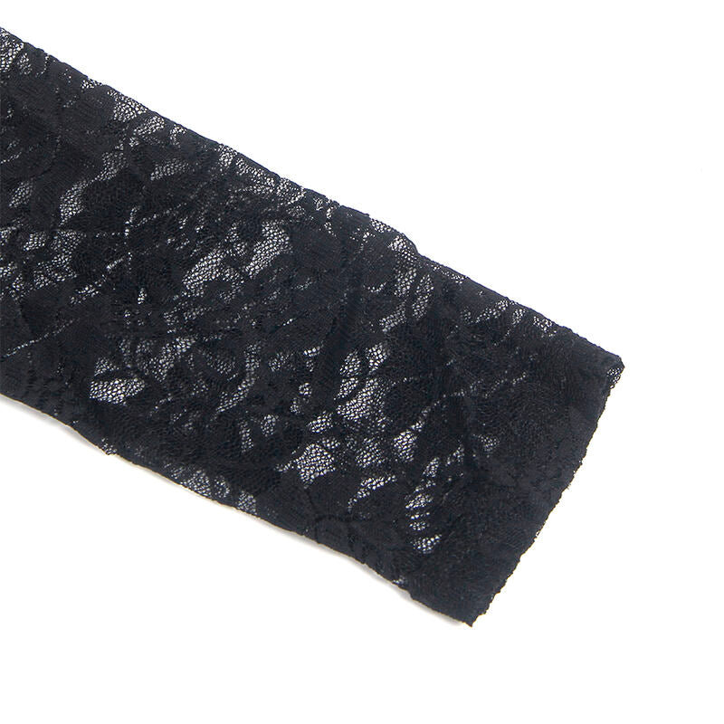 SUBBLIME - 955595 LONG SLEEVE DRESS WITH BLACK LACE S/M