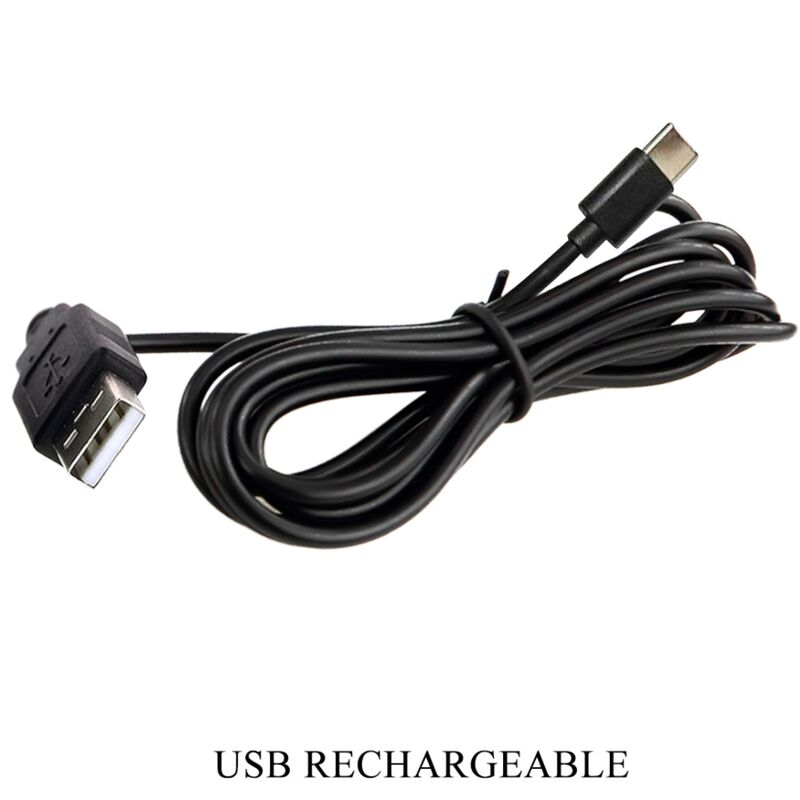 PRETTY LOVE - MASSAGEADOR DJ DOCTOR COM 5 DEFINIÇÕES PRETO