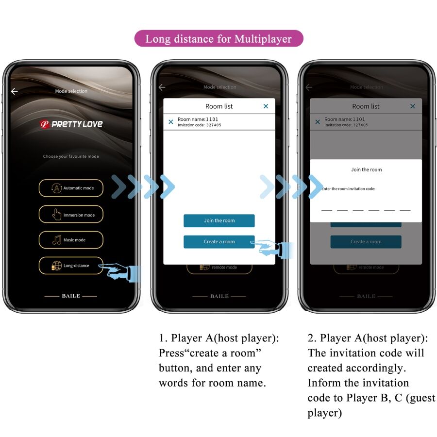 PRETTY LOVE - LEVIATHAN APP CONTROLLED VIBRATOR PURPLE