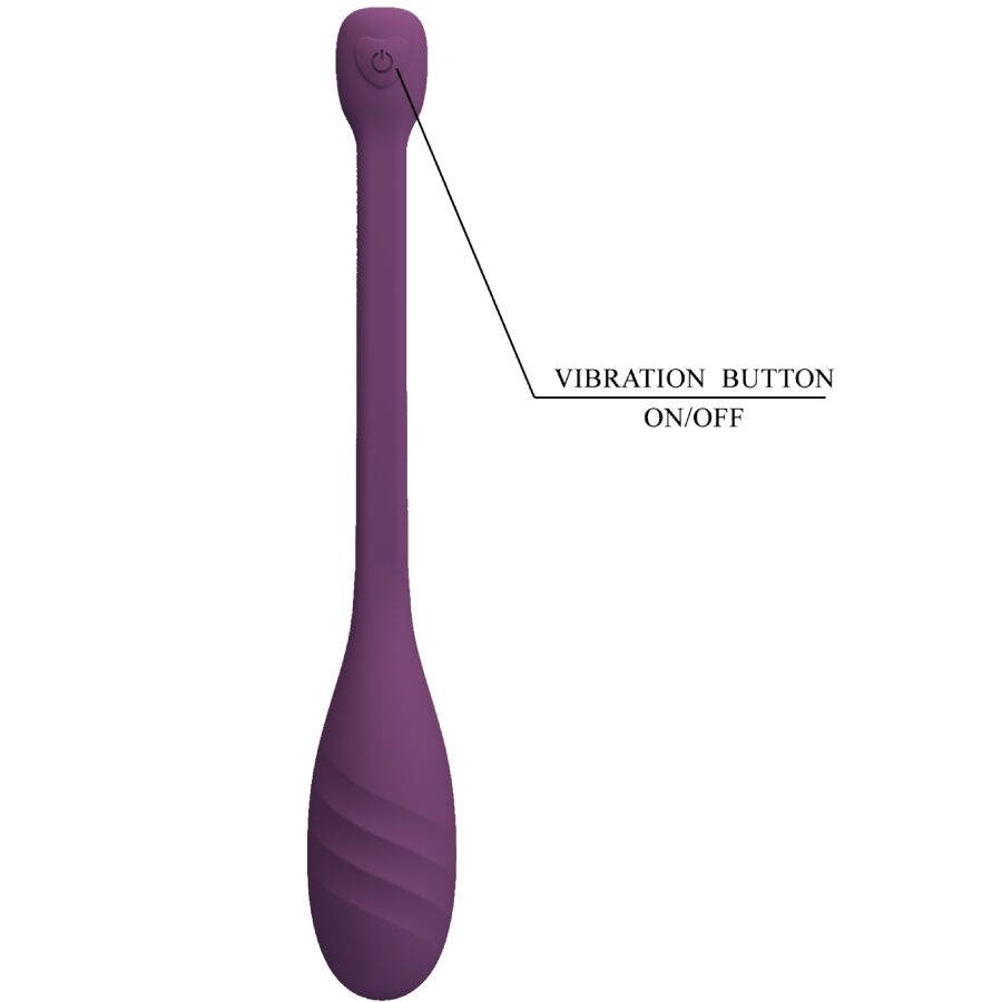 PRETTY LOVE - LEVIATHAN APP CONTROLLED VIBRATOR PURPLE