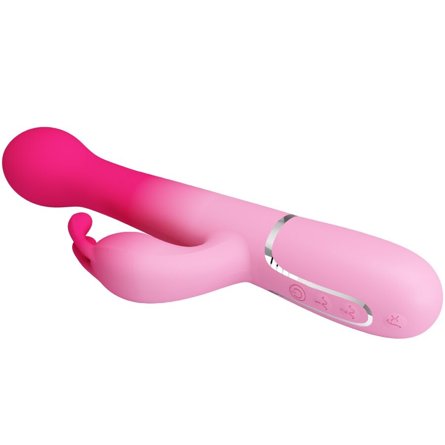 PRETTY LOVE - DEJON Vibrador Coelhinho Multifunções 3 em 1 Rosa