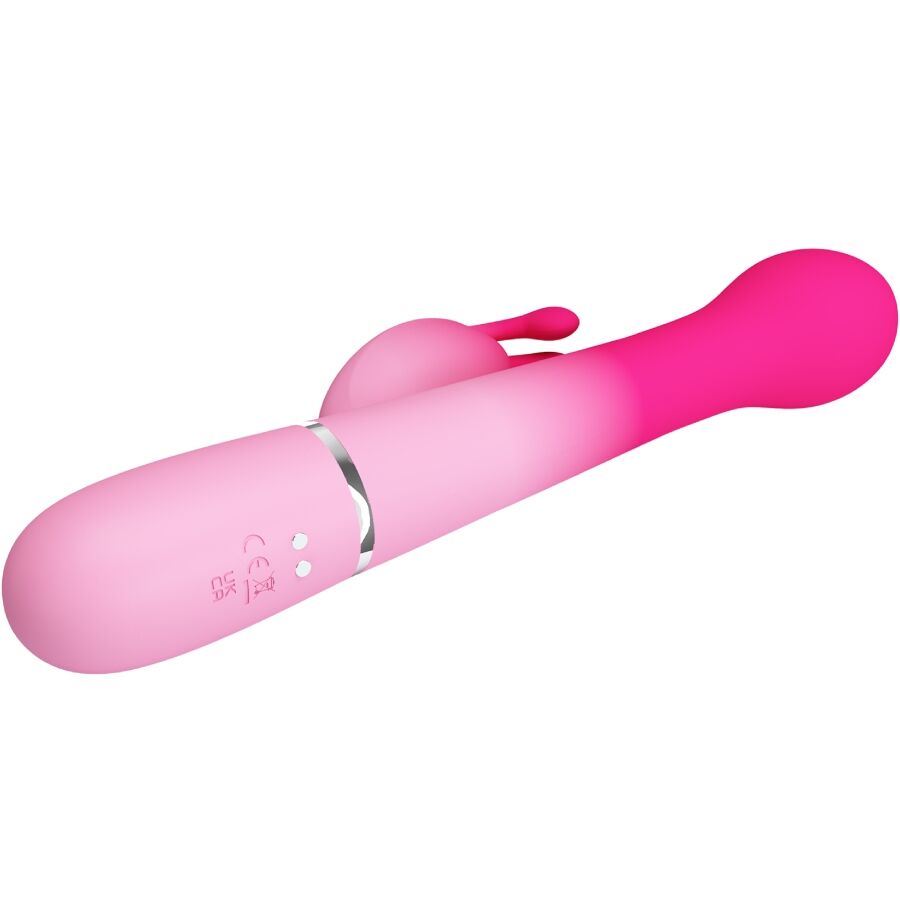 PRETTY LOVE - DEJON Vibrador Coelhinho Multifunções 3 em 1 Rosa