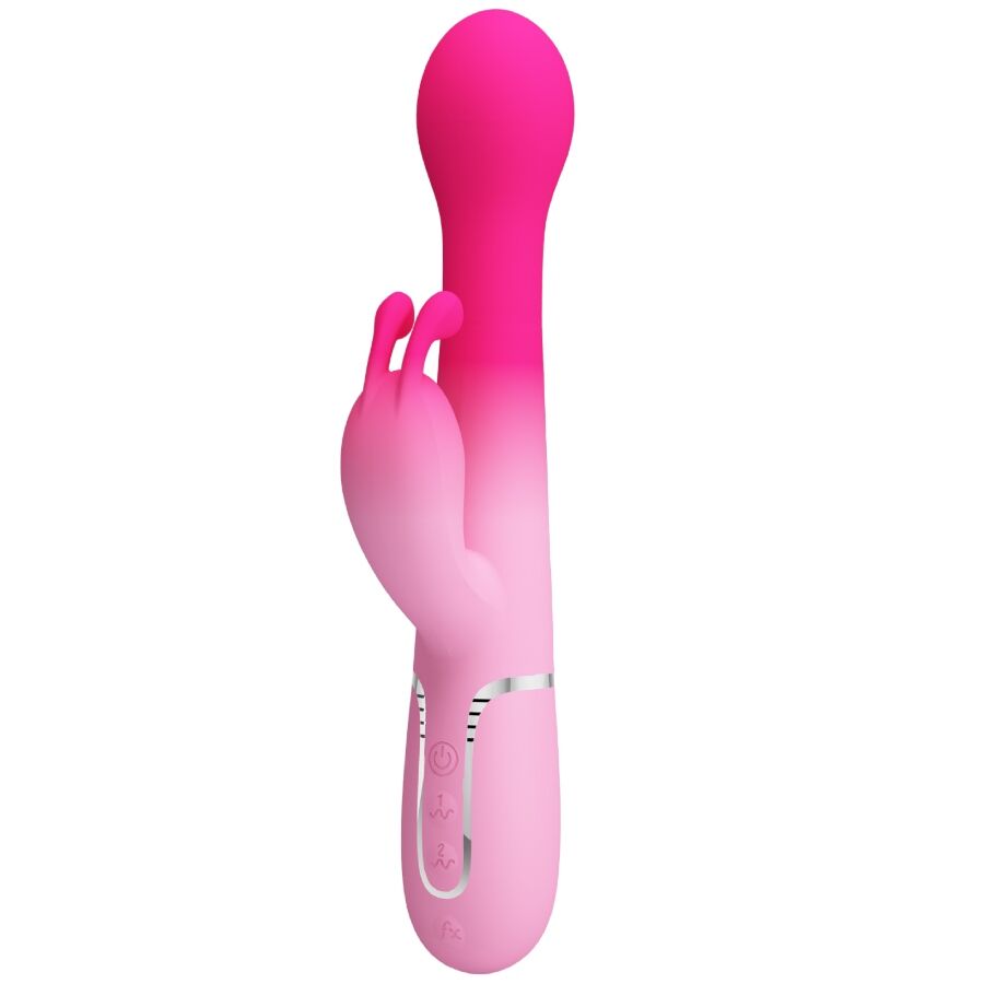 PRETTY LOVE - DEJON Vibrador Coelhinho Multifunções 3 em 1 Rosa