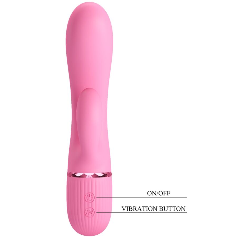 PRETTY LOVE - VIBRADOR MARSKI RABBIT Y PUNTO G ROSA
