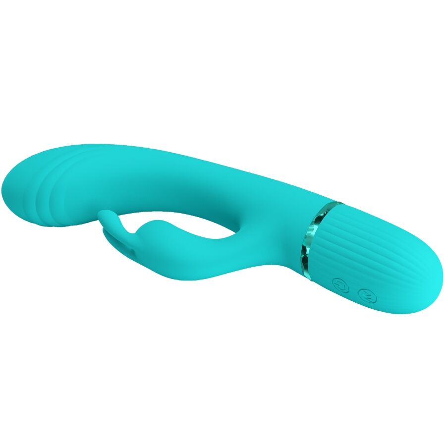 PRETTY LOVE - VIBRATOR SCOCCO RABBIT TURQUESA