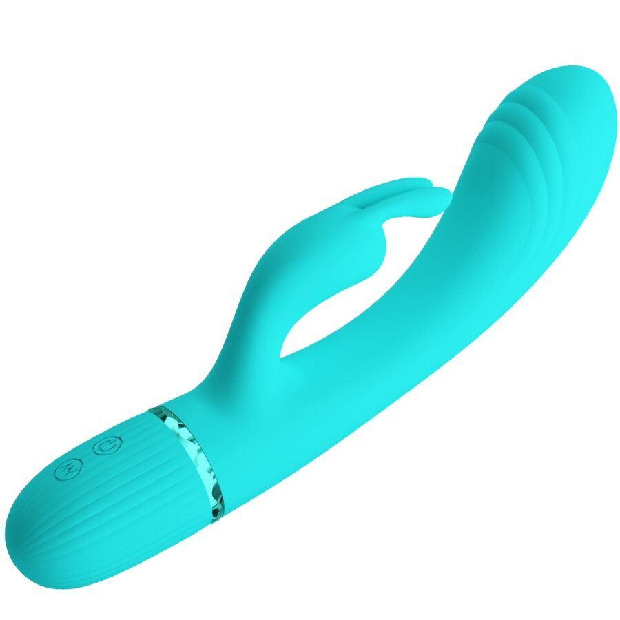 PRETTY LOVE - VIBRATOR SCOCCO RABBIT TURQUESA