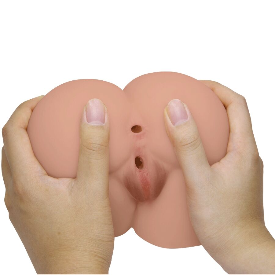 CRAZY BULL - BERNACE ASS VIBRATOR WITH REALISTIC VAGINA AND ANUS FLESH REMOTE CONTROL