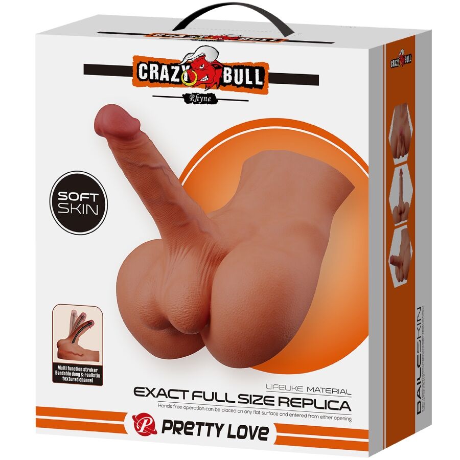 CRAZY BULL - RHYNE BACK MASTURBADOR NATURAL REALISTA