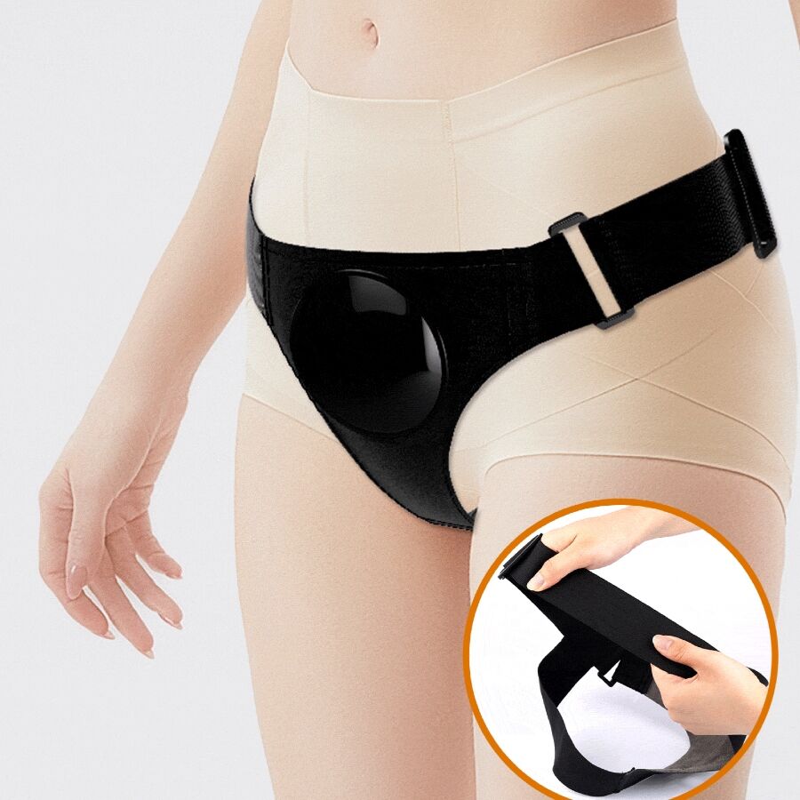 PRETTY LOVE - KYTON UNIVERSAL HARNESS LIFS COM DILDO EJACULANTE DE 19 CM MULATO