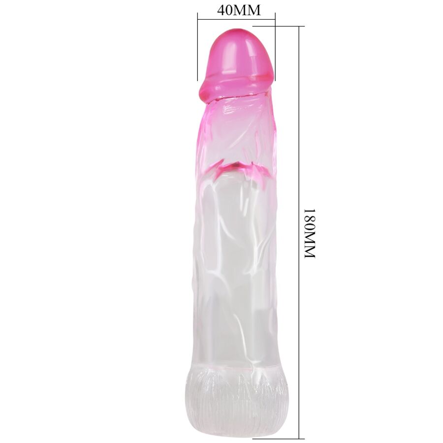 PRETTY LOVE - CAPA REALISTA NERON PARA AUMENTO DO PÊNIS DE 6 CM ROSA
