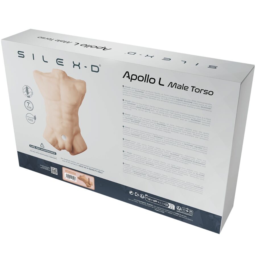 SILEXD - APOLLO L TORSO MASCULINO REALISTA CARAMELO