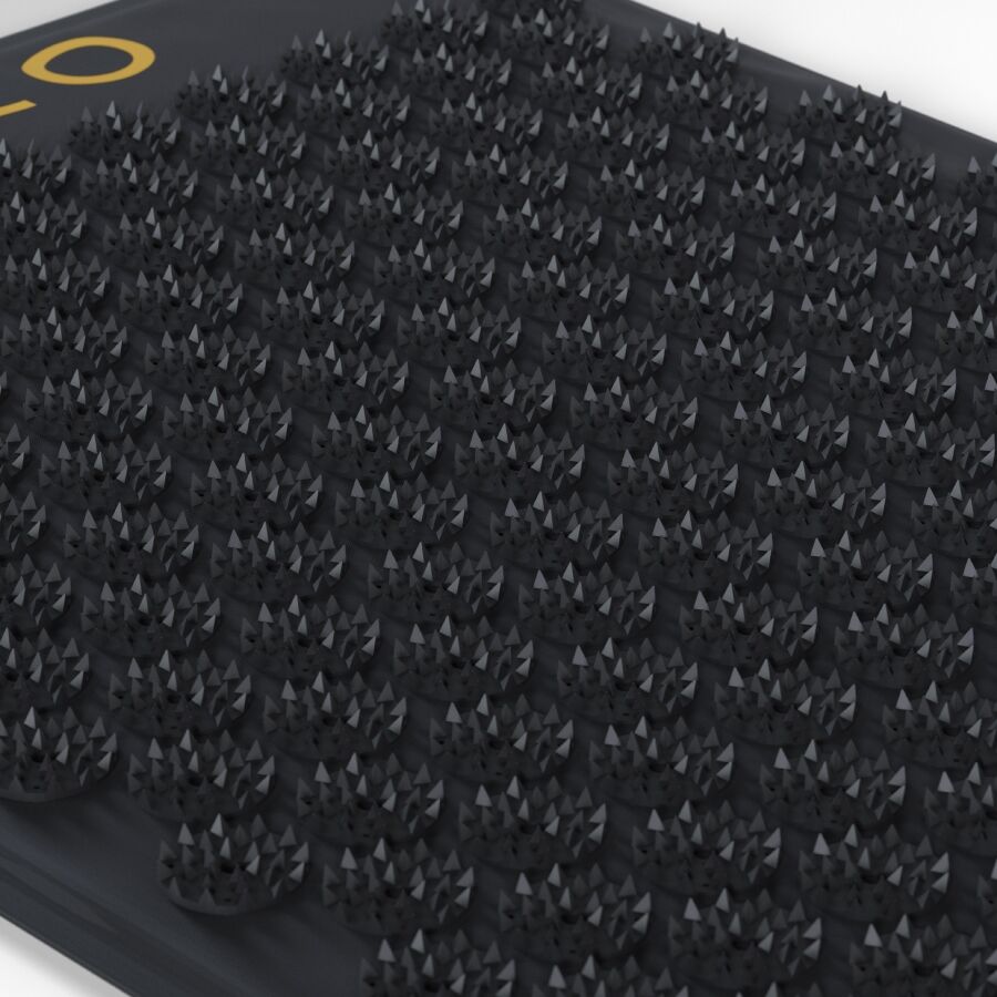 LELO - COLCHONETA DE MASAJE CORPORAL DE ACUPRESIÓN NEGRA