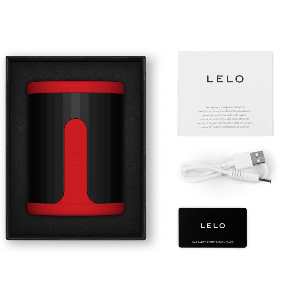 LELO - F2S™ MASTURBADOR MASCULINO TEAL ROJO