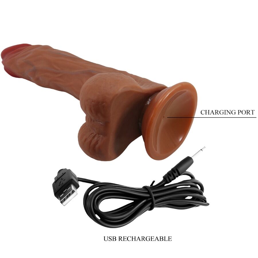 BAILE - CALISTO DILDO REALISTA 24 CM COR DE CARNE