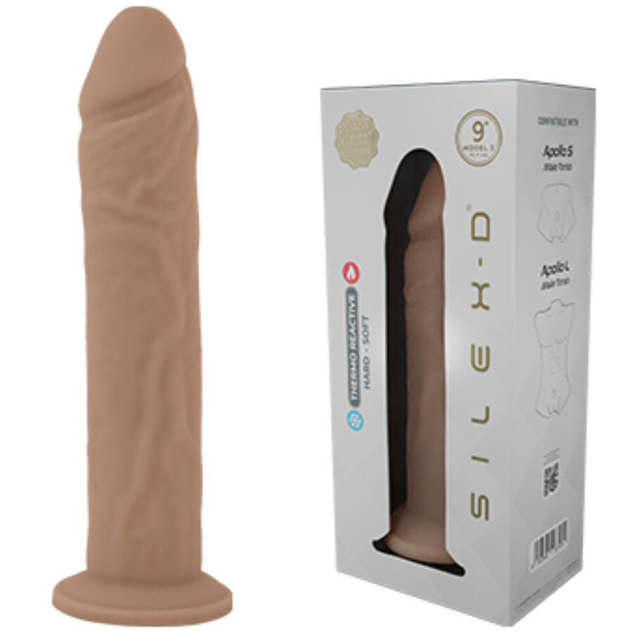 SILEXD - PENE REALISTA MODELO 9 SILICONA LÍQUIDA 22,8 CM