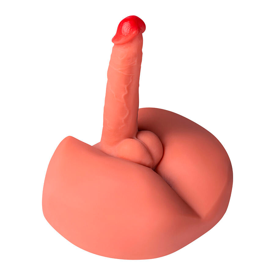 XISE - DILDO MASTURBADOR REALISTA MIEL CON VIBRACIÓN 25 CM