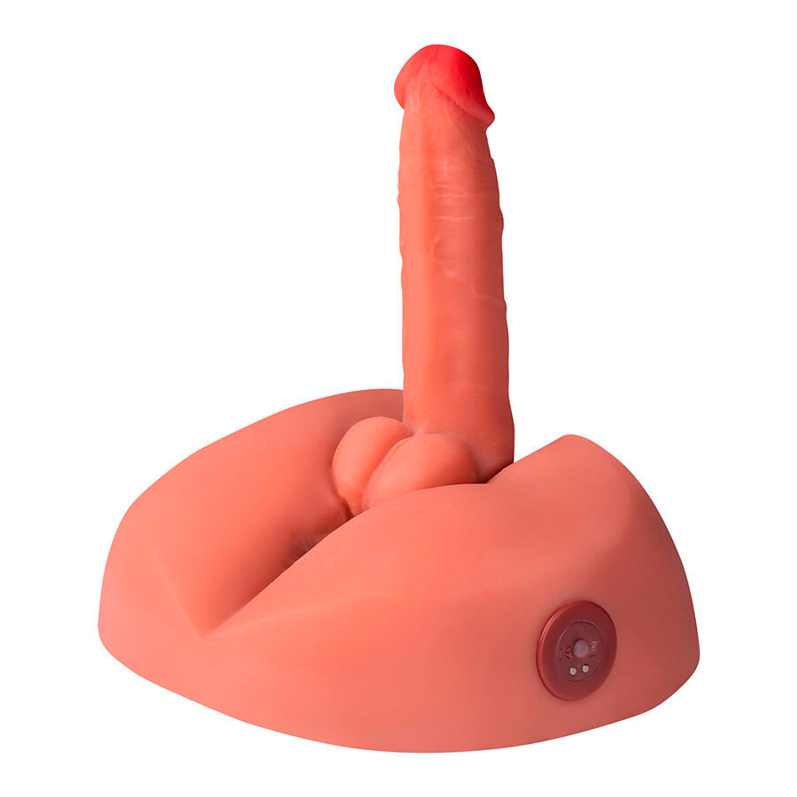 XISE - DILDO MASTURBADOR REALISTA MIEL CON VIBRACIÓN 25 CM