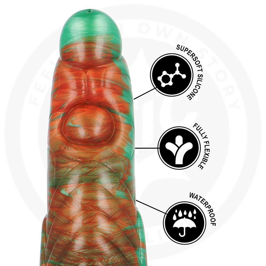ÉPICO - DILDO TIRYON FLASH VERDE