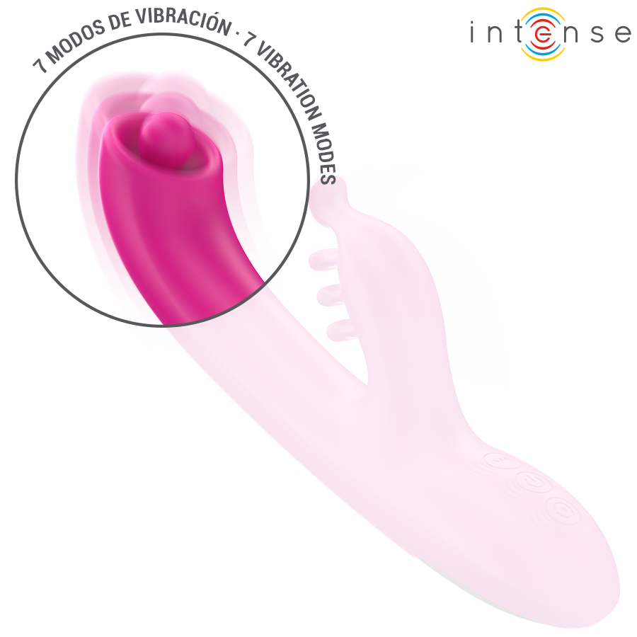 INTENSE - CHRISTINA VIBRADOR MULTIFUNCIONAL COELHO 22,5 CM ROSA