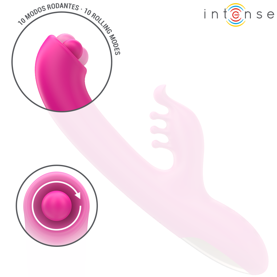 INTENSE - CHRISTINA VIBRADOR MULTIFUNCIONAL COELHO 22,5 CM ROSA