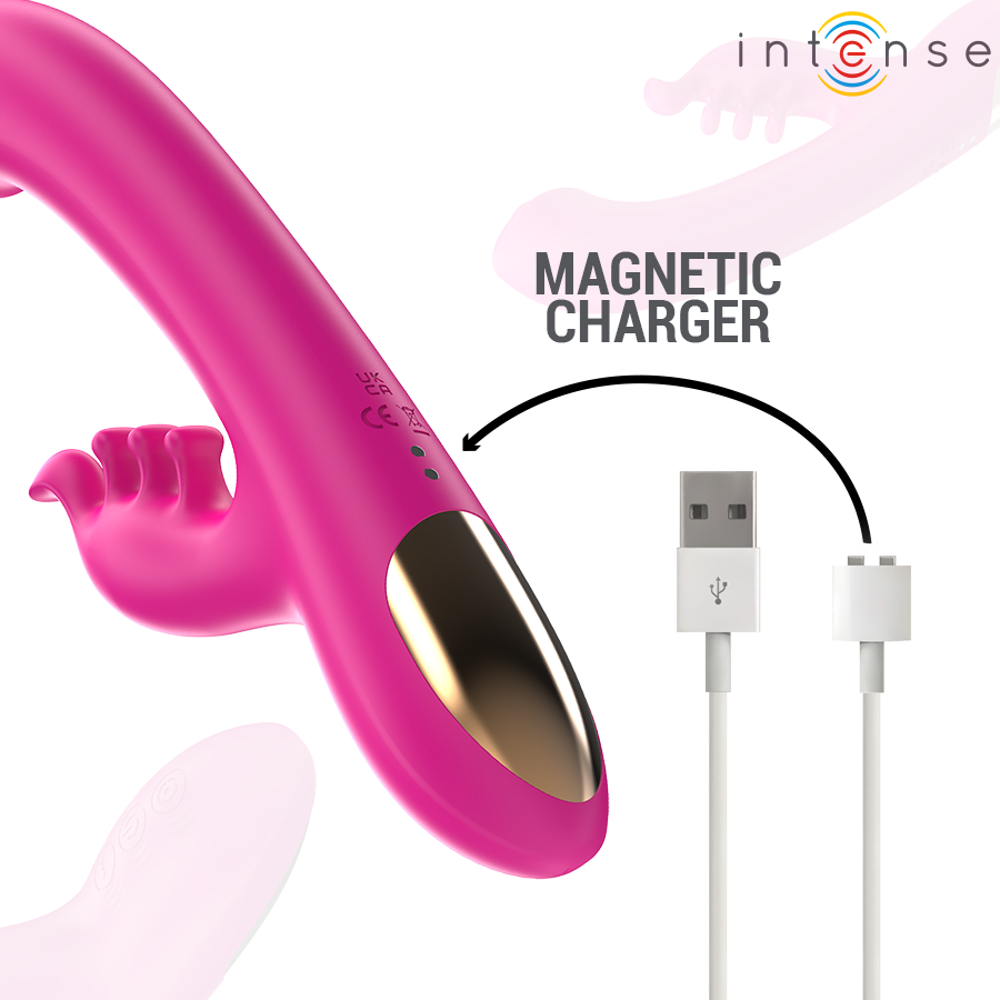 INTENSE - CHRISTINA VIBRADOR MULTIFUNCIONAL COELHO 22,5 CM ROSA