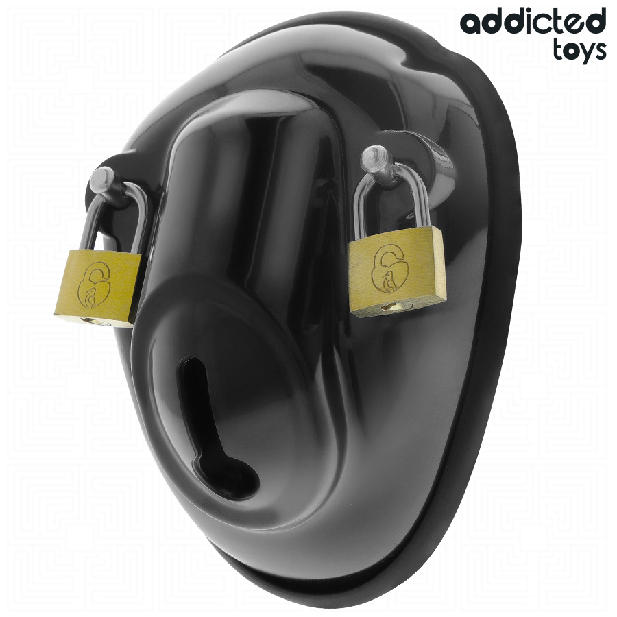 ADDICTED TOYS LOCKED - JAULA DE SUJECIÓN PARA PENE SIN LLAVE 11,5 CM
