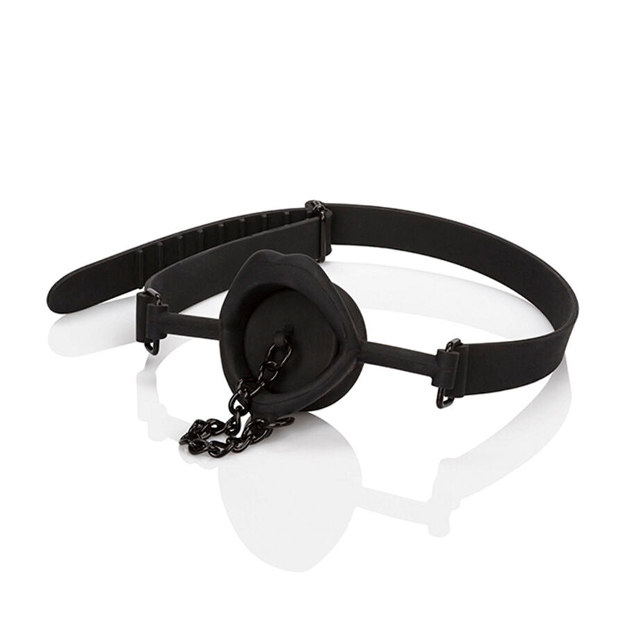 CALEXOTICS - MORDAÇA ESCANDALOSA COM TAMPA DE SILICONE PRETA