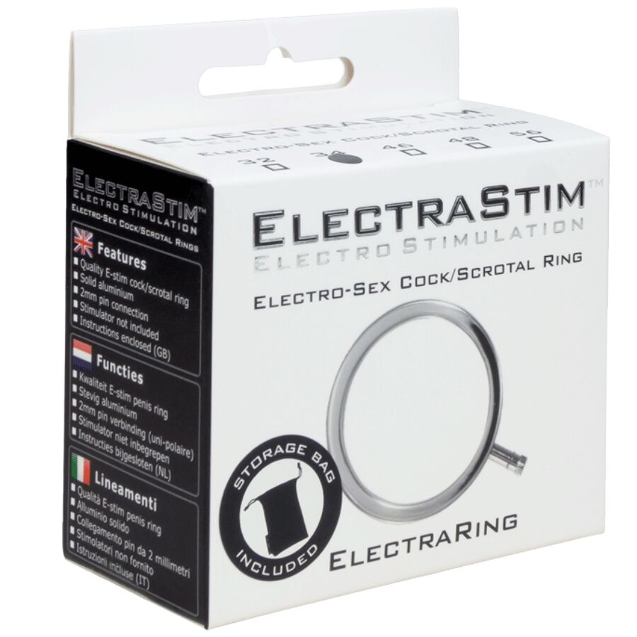 ELECTRASTIM - ANEL PENIANO ELECTRARINGS METAL 34 MM