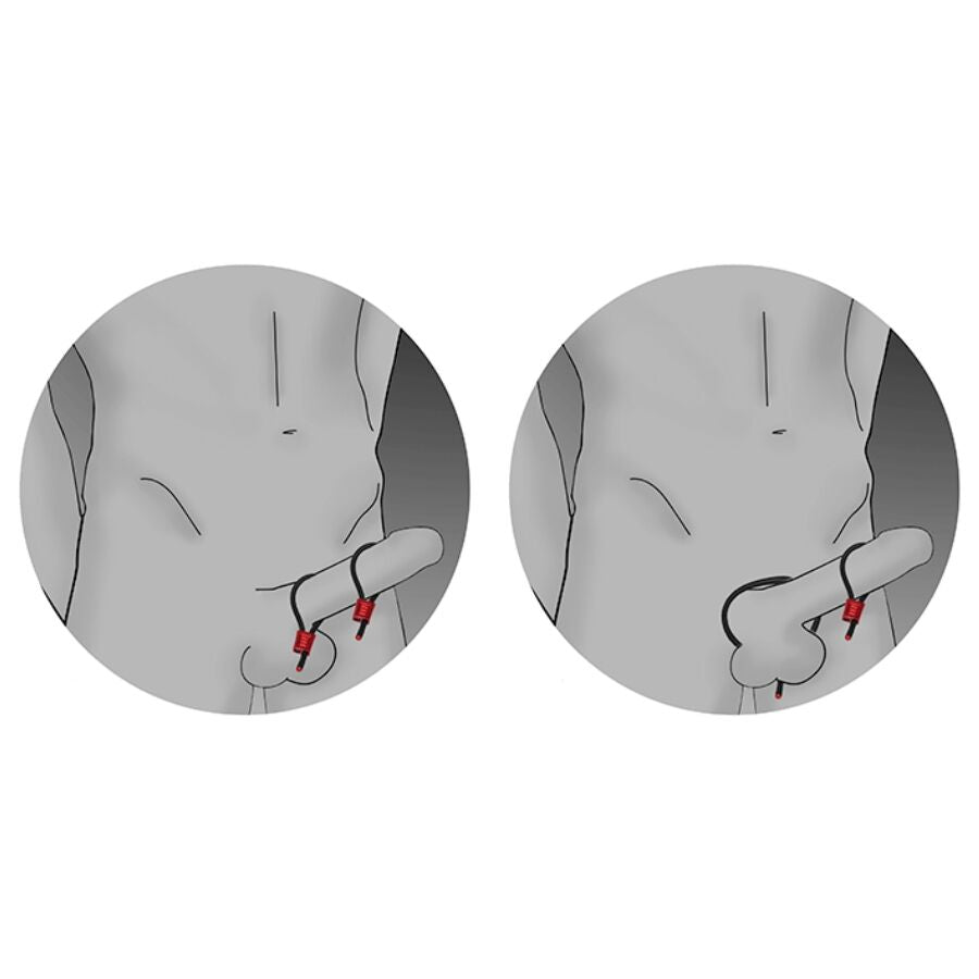 ELECTRASTIM - PRESTIGE ELECTRA LOOPS ANILLOS PARA EL PENE AJUSTABLES NEGROS