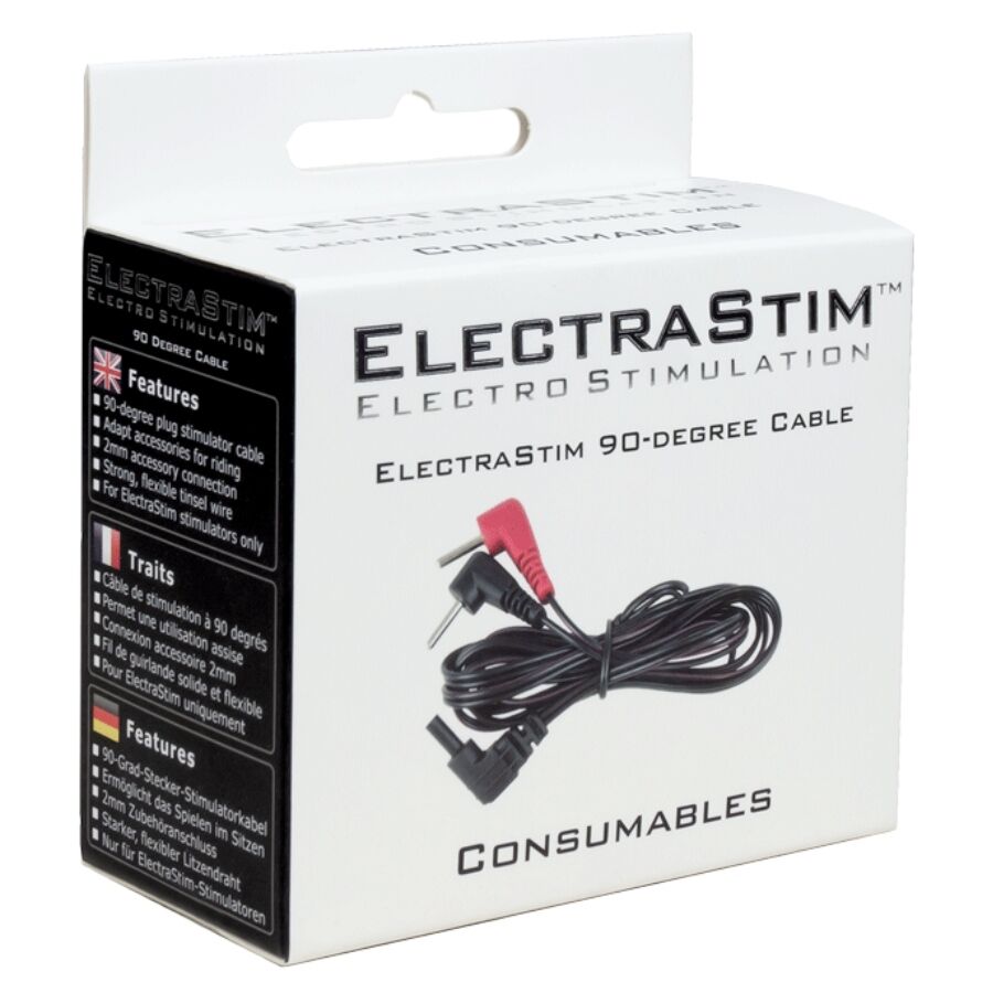 ELECTRASTIM - CABOS DE ESTIMULAÇÃO DE 90 GRAUS