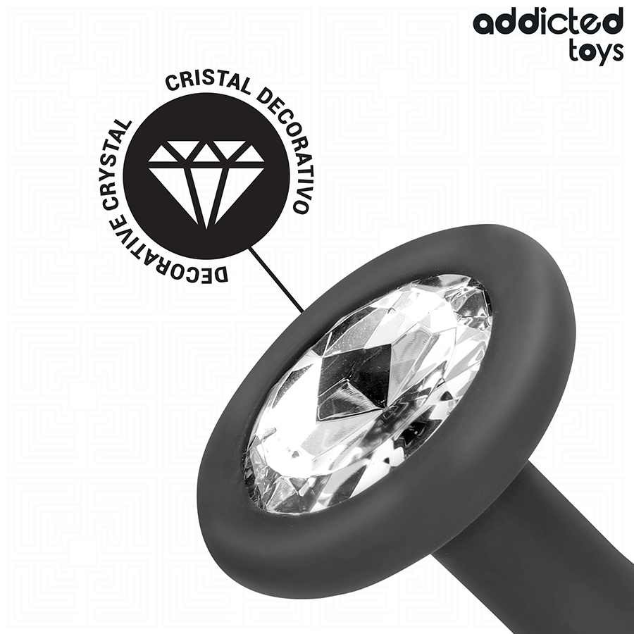 ADDICTED TOYS - SET OF 3 ANAL PLUG SILICONE WITH JEWEL