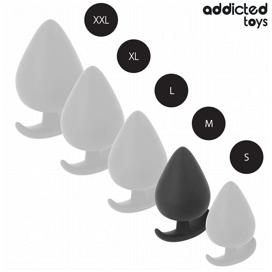 ADDICTED TOYS - PLUG ANAL SILICONA TALLA M 6.6 CM