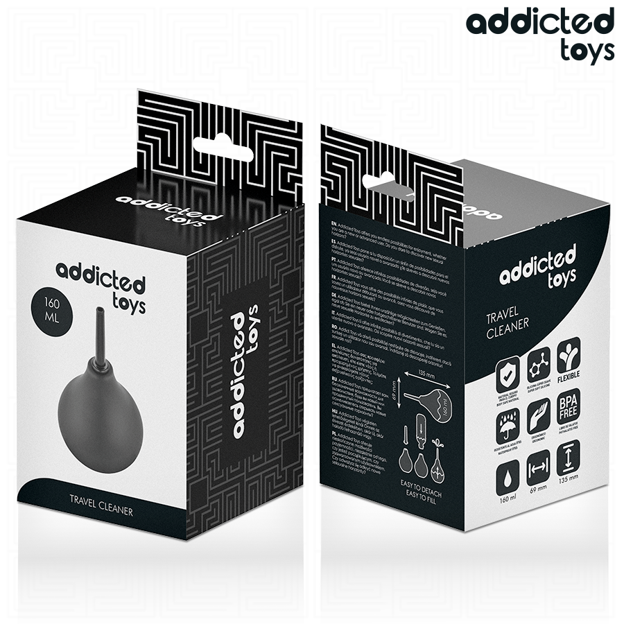 ADDICTED TOYS - TRAVEL ANAL CLEANER SIZE M 160 ML