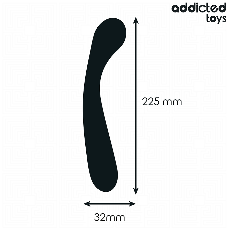 ADDICTED TOYS - DOUBLE ANAL MASSAGER SILICONE 22.5 CM