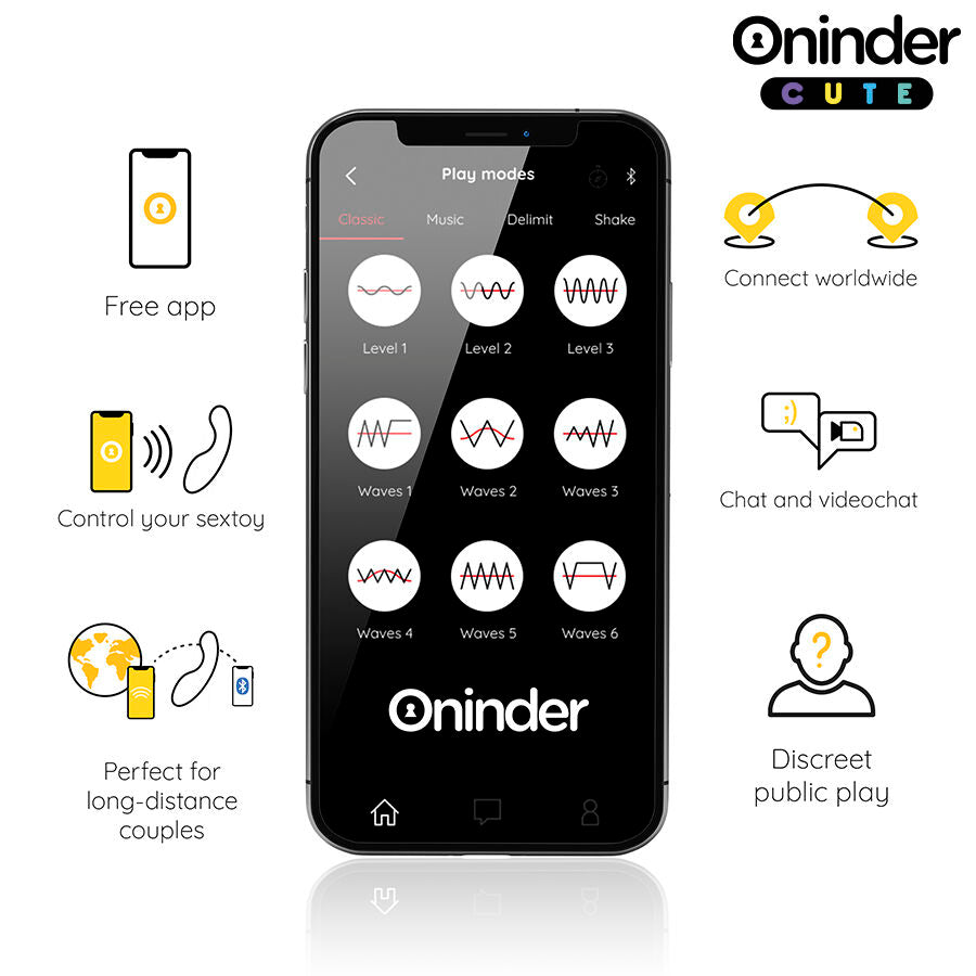 ONINDER CUTE - LOVE BUDDY MASTER G-SPOT VIBRATOR - FREE WORLDWIDE APP