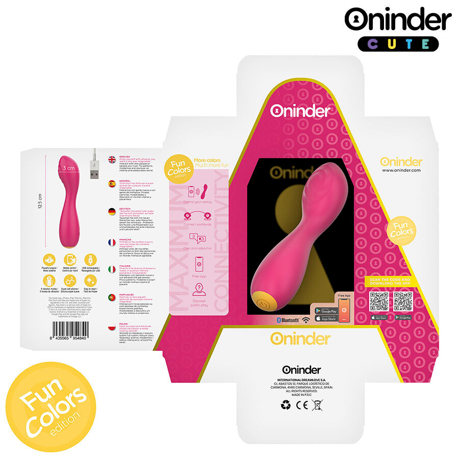 ONINDER CUTE - VIBRADOR DEL PUNTO G LOVE BUDDY MASTER - APLICACIÓN MUNDIAL GRATUITA
