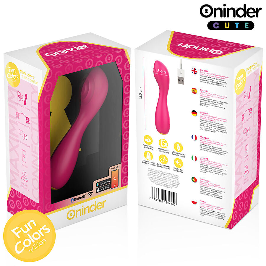 ONINDER CUTE - VIBRADOR DEL PUNTO G LOVE BUDDY MASTER - APLICACIÓN MUNDIAL GRATUITA