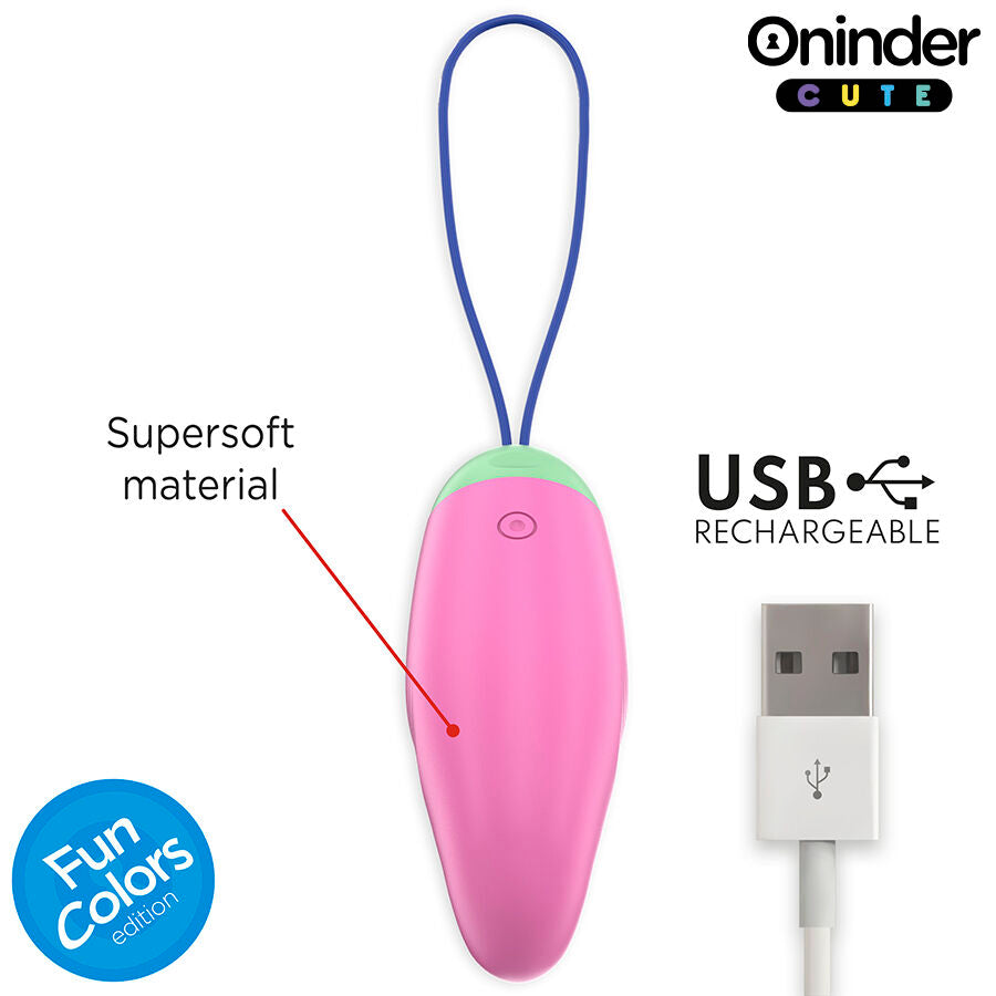 ONINDER CUTE - OVO VIBRO-GIRATÓRIO 360 DE SILICONE PARA PRAZER E AMOR - APLICAÇÃO MUNDIAL GRATUITA