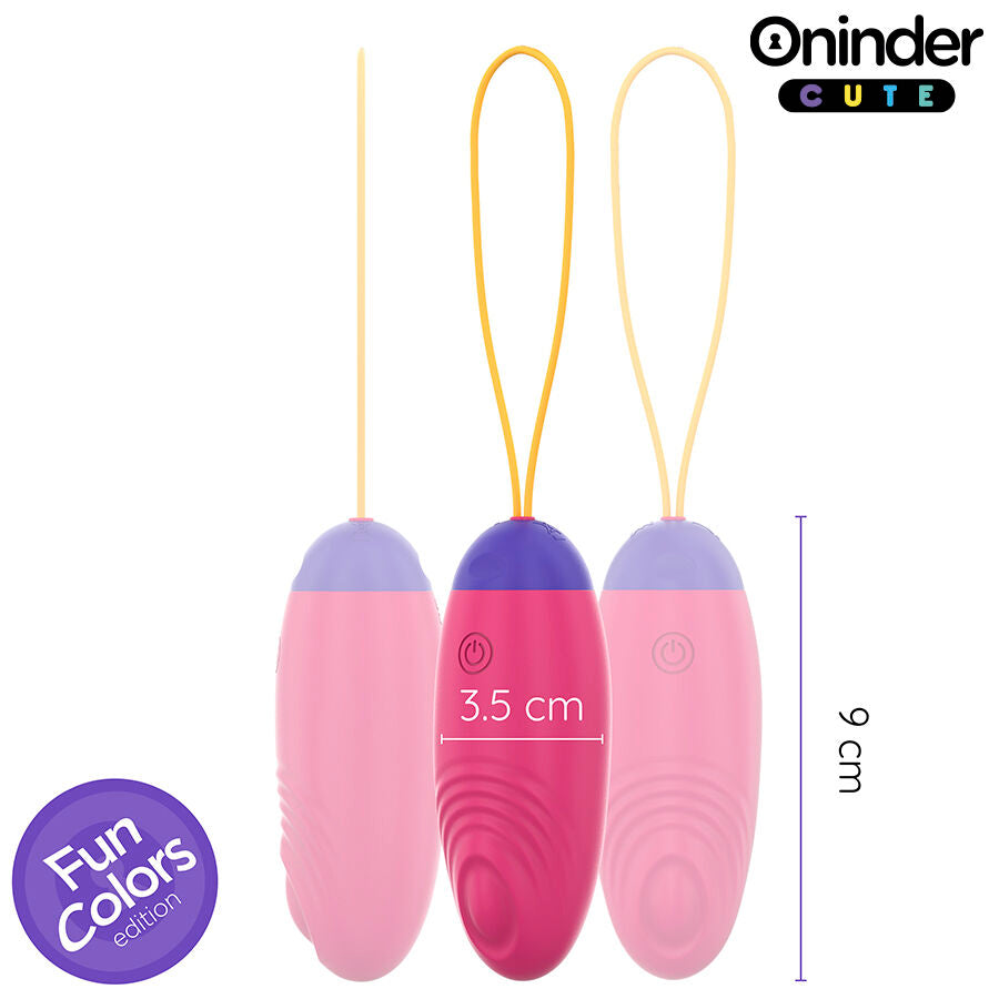 ONINDER CUTE - OVO DE SILICONE COM VIBRAÇÕES PARA PRAZER E AMOR - APLICAÇÃO GRATUITA PARA TODO O MUNDO