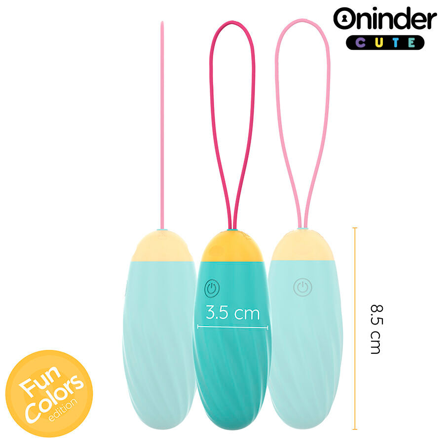 ONINDER CUTE - HUEVO VIBRADOR GIRATORIO DE SILICONA - APP MUNDIAL GRATUITA