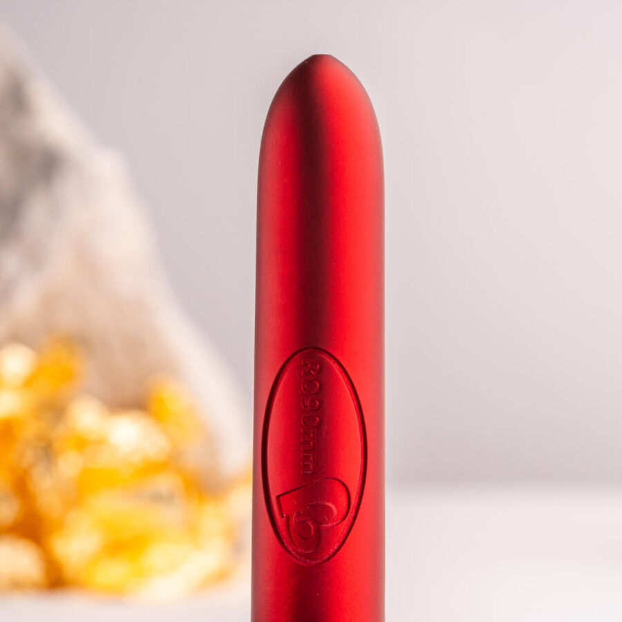 ROCKS-OFF - RO-90 SCARLET VELVET VIBRATING BULLET VERMELHO