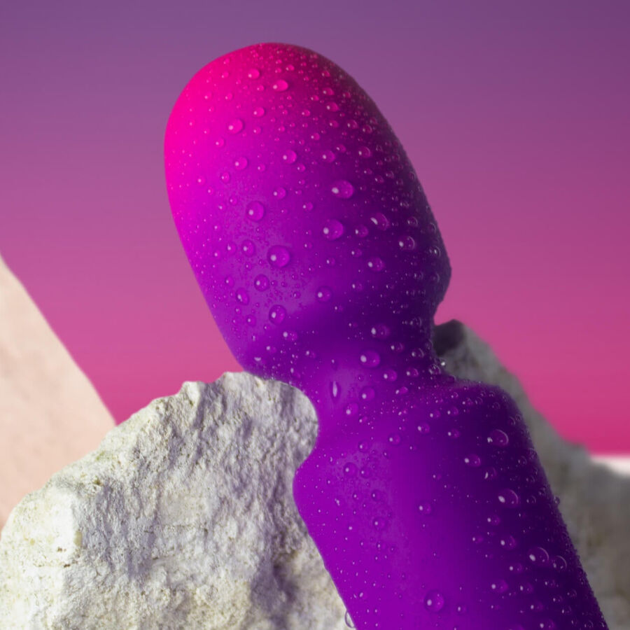 ROCKS-OFF-GLO-GIRL VIBRADOR VARITA MINI MORADO